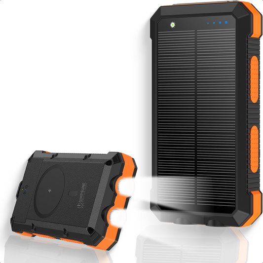 SimpSune - Solar Powerbank met Magsafe Zwart 24000mAh